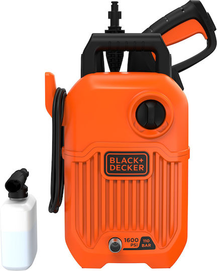 Black & Decker LPA-QS Πλυστικό Ρεύματος 1300W με Πίεση 110bar