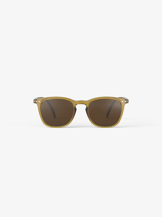 Izipizi Sunglasses with Yellow Plastic Frame and Brown Lens SLMSEC236_00