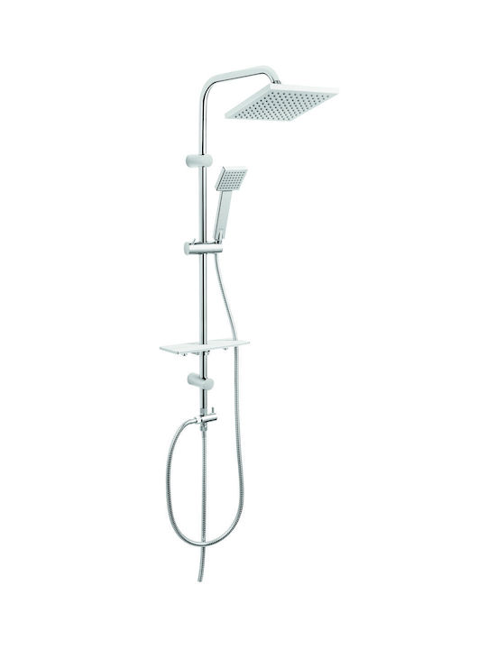 Shower Set Ferro Squerto Bath Shower Mixer Orion Standing Mixer Orion Included Accessories Chrome