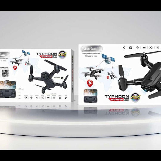 Typhoon DM500 Dron FPV 2.4 GHz cu Cameră 1080p 30fps și Telecomandă