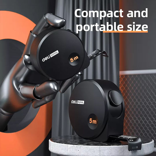 Deli Banda de măsurat cu resetare automată 19mm x 5m