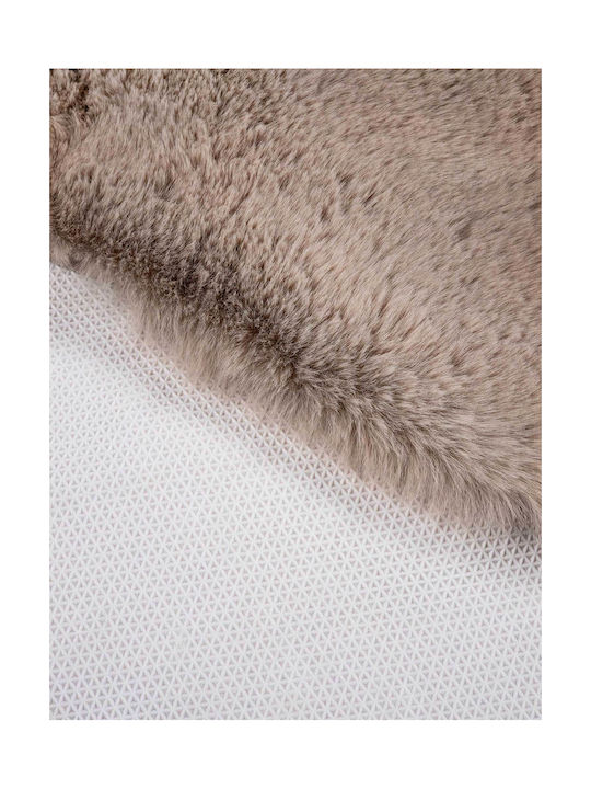 Madi Bound Rug Rectangular Beige Animal