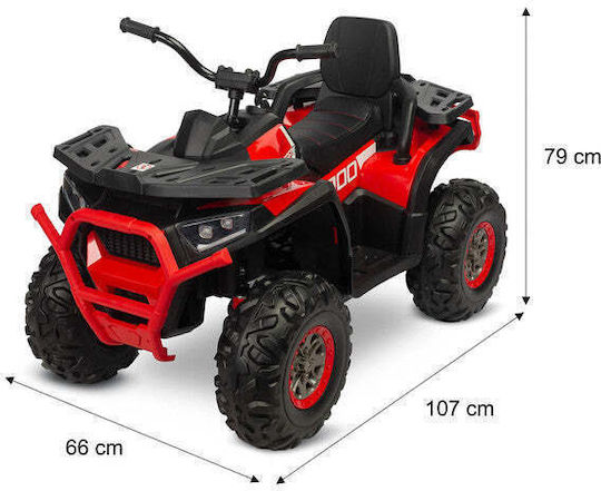 Παιδική Γουρούνα Terra Ηλεκτροκίνητη 12 Volt Πορτοκαλί για 3+ ετών