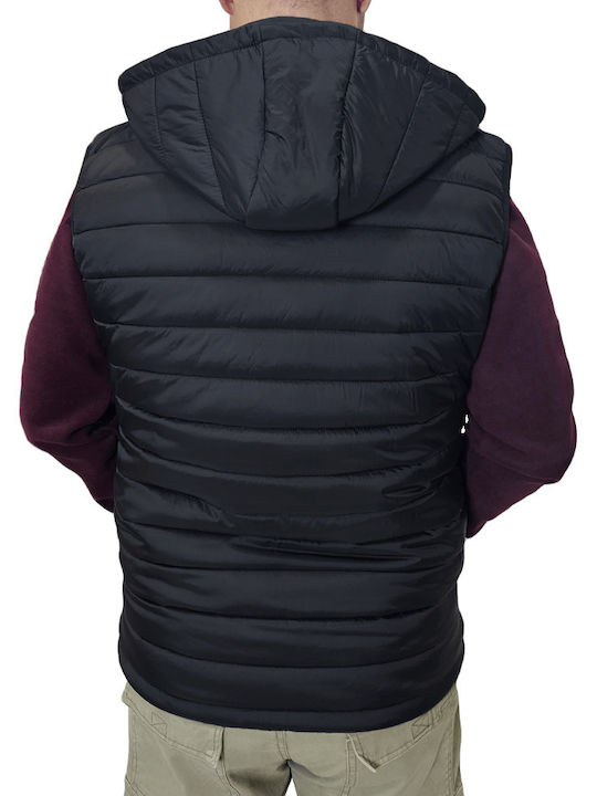 Αμάνικο Μπουφάν Puffer Μαύρο