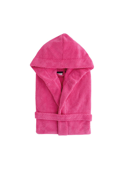 Kentia Halat de Baie pentru Copii Loft Jump 14 Pink cu Glugă