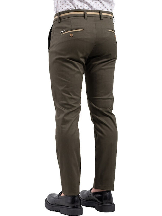 Men's Trousers Elastic Olive