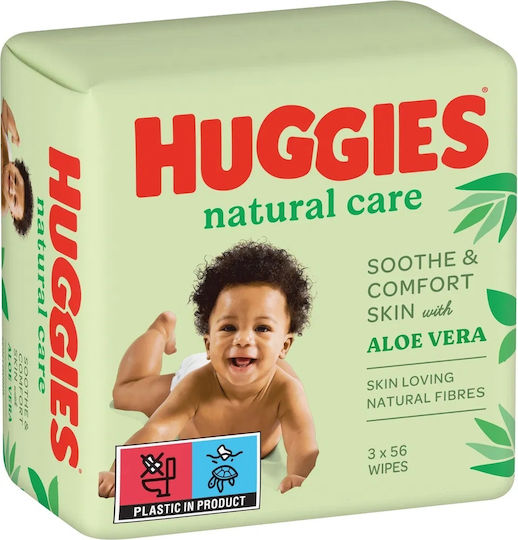 Huggies Natural Hypoallergenic Baby Wipes without Alcohol pcs