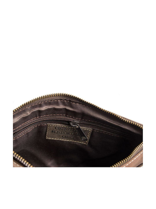 Leder Damentasche Handtasche Braun