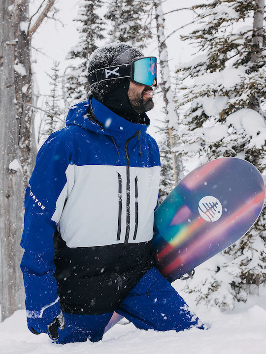 Burton Ak Gore 10001111407 Ανδρικό Μπουφάν για Σκι & Snowboard Μπλε