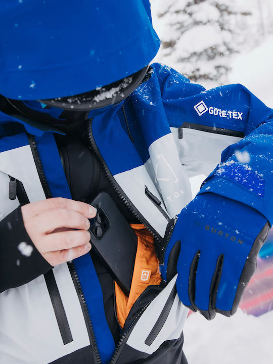 Burton Ak Gore 10001111407 Ανδρικό Μπουφάν για Σκι & Snowboard Μπλε