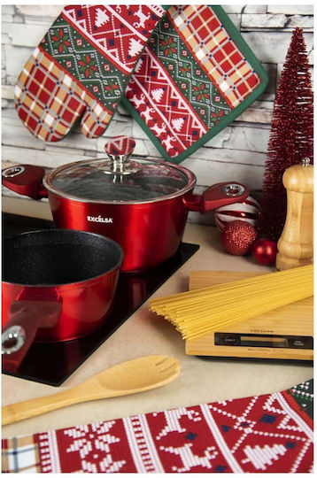 Excelsa Weihnachtlich Ofenhandschuh Stoff L20xB20cm.