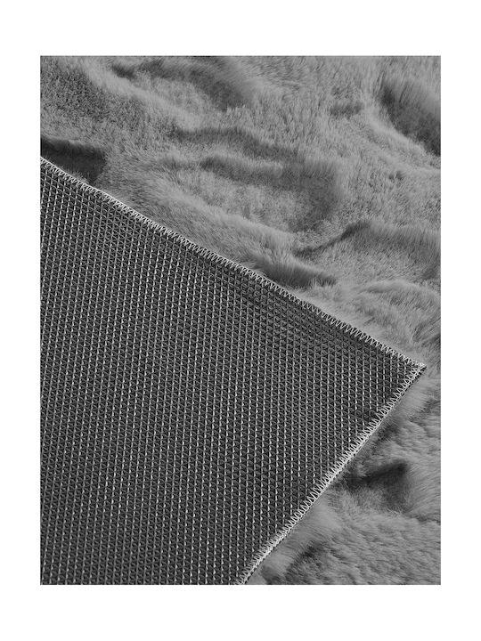 Madi Glacial Αντιολισθητικό Χαλί Ορθογώνιο Grey 150x230cm