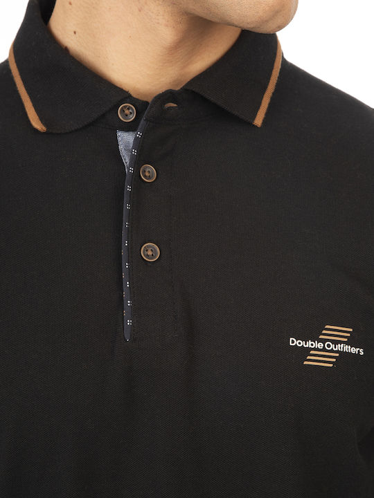 Large Sizes Polo T-shirt Black