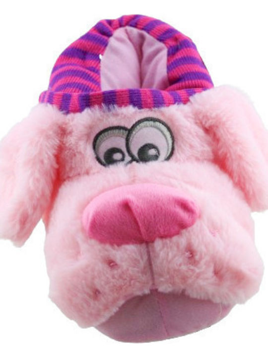 Cassandra Lady Damen Hausschuhe mit Tiermotiven Rosa