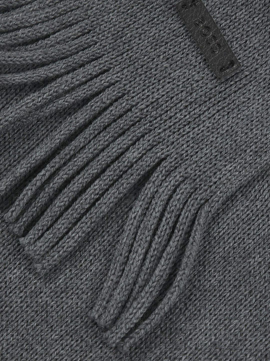 Men's Wool Scarf Gray