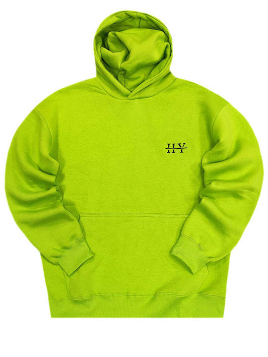Суитшърт с Качулка Lime