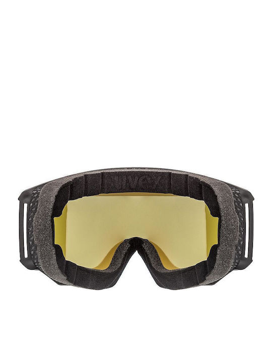 Uvex Athletic CV Ski & Snowboard Goggles Kids Black with Lens in Blue Color
