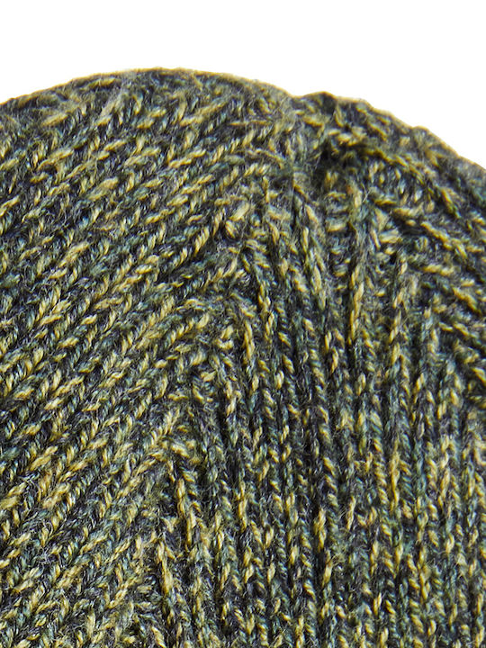 Beanie Ανδρικός Σκούφος Πλεκτός σε Πράσινο χρώμα