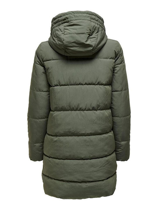 Only Jacket Puffer Green