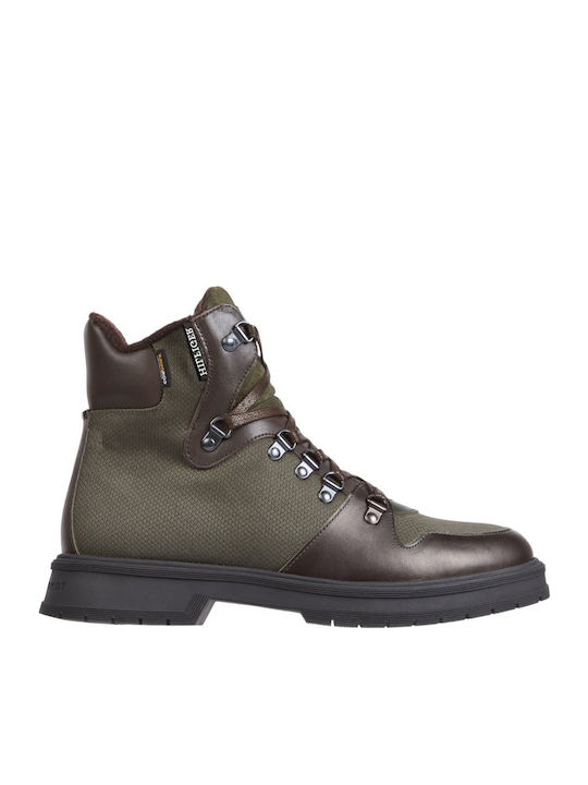 Piele Verde Ghete barbati