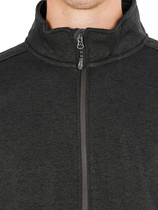 Whistler Men's Fleece Cardigan Black