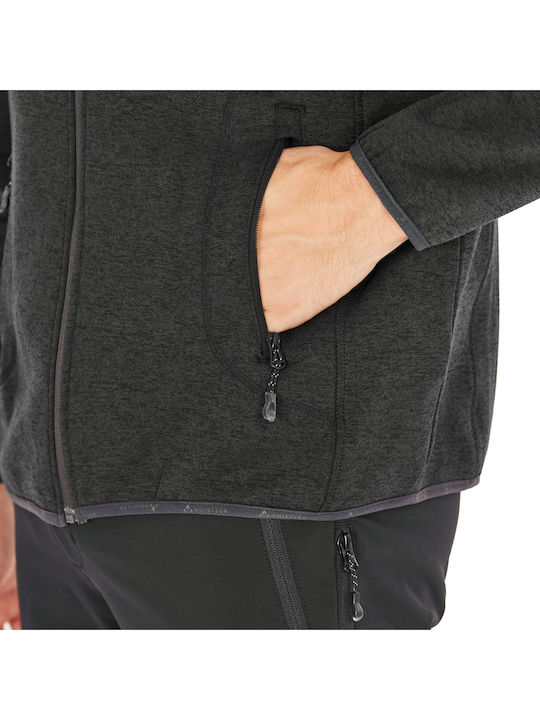 Men's Fleece Cardigan Black
