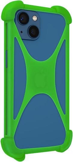 Smartphone Case Up To 6.7 Inches Universal Silicone Expandable Green