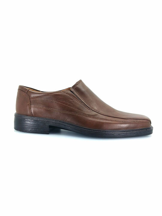 Boxer Men's Leather Loafers Brown