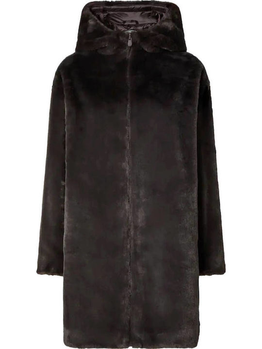 Κοντή Γυναικεία Γούνα Dark Brown