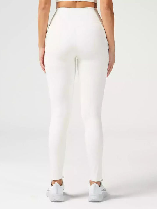 Double Women's Training Legging Pearl White