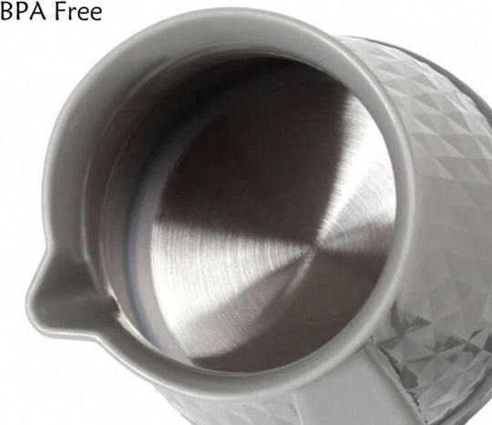 Raf R.126 Ηλεκτρικό Μπρίκι 600W με Χωρητικότητα 500ml Γκρι