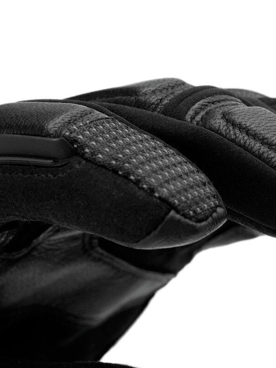 T.ur G-warm Winter Heated Men's Motorcycle Gloves Leather Waterproof Black