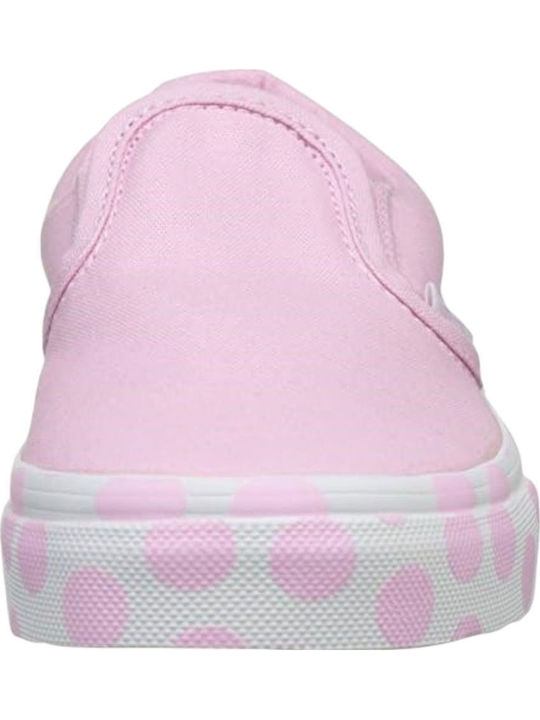 Vans Slip On Uy Classics Polka Dot Rosa