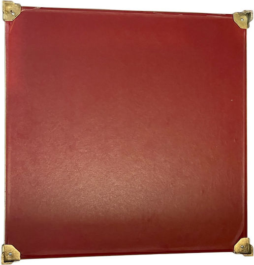 Manopoulos Classic Χειροποίητο Τάβλι/Σκάκι Μεταλλικό 44x44cm