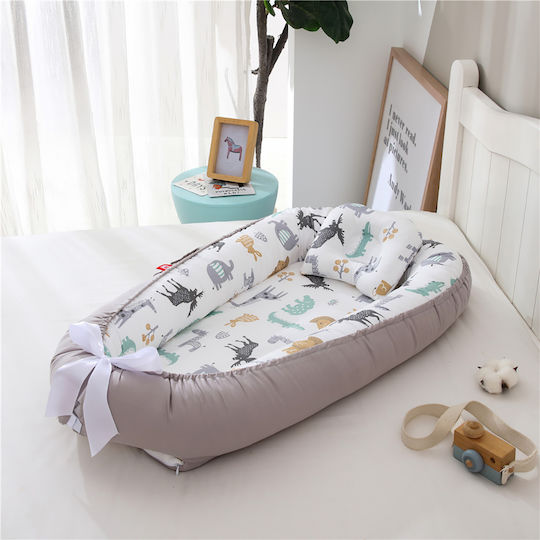 Beauty Home Baby Nestkissen Beige 53x88cm