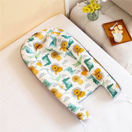 Beauty Home Βρεφικό Μαξιλάρι Φωλιά Μπεζ 53x88εκ. Beauty Home Βρεφικό Μαξιλάρι Φωλιά Μπεζ 53x88εκ.