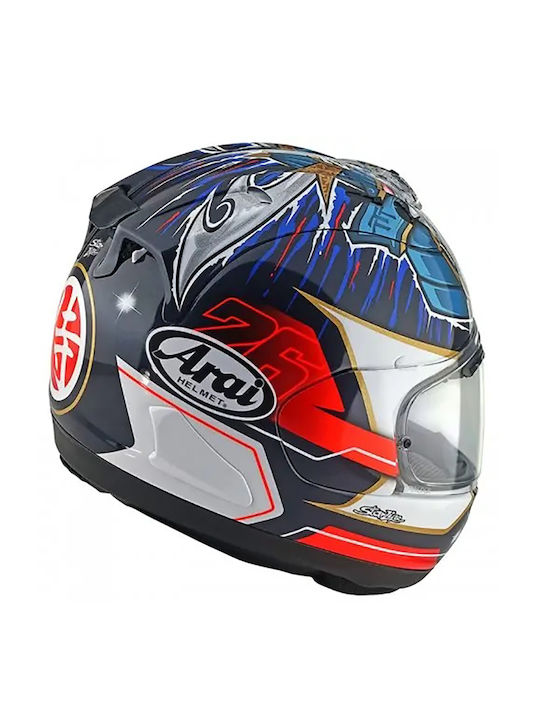 Arai RX-7V EVO Pedrosa Shogun Motorcycle Helmet Full Face ECE 22.06 with Pinlock