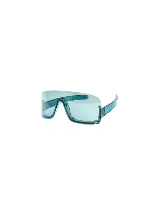 Gucci Sunglasses with Turquoise Plastic Frame and Turquoise Lens GG1637S 001