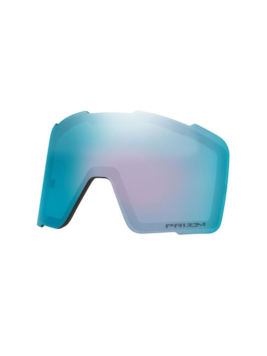 Oakley Line Miner Pro L Snow Ski- & Snowboardbrille Erwachsene Weiß mit Linse in Gold Farbe