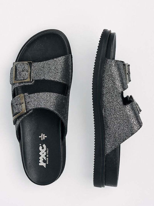 Women's Flat Sandals Anatomic in Black Color