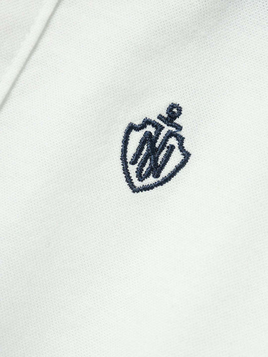 Kids Striped Shirt Long Sleeve White