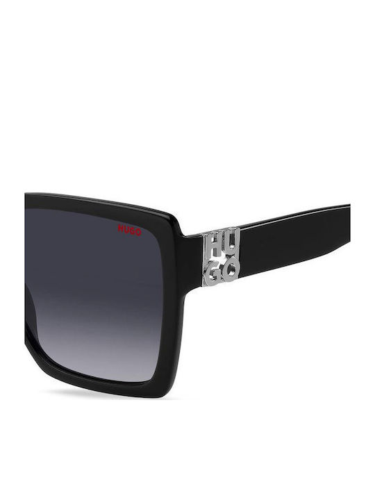 Boss Feminini Ochelari de soare cu Negru Cadru și Negru Degrade Lentilă HG 1285/S 807/9O