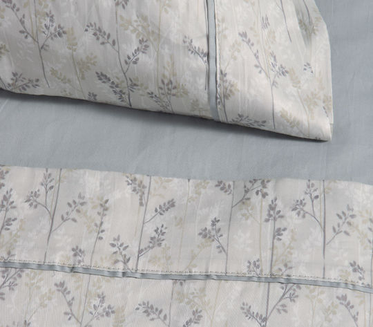 Nef-Nef Homeware Set Cearșafuri 240x270cm. Darwood Gri 4buc