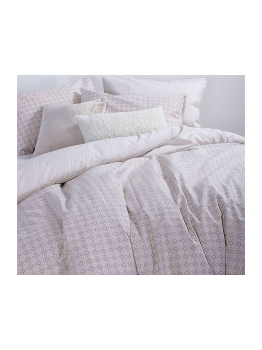 Nef-Nef Homeware Sheet Sets Queen with Elastic 160x200+35cm. Module Ecru 4pcs