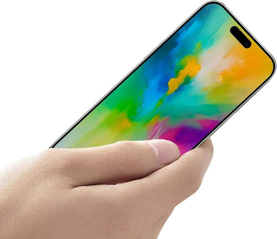 Pinwuyo Full Face Tempered Glass Negru (iPhone 15 Plus / 16 Plus)