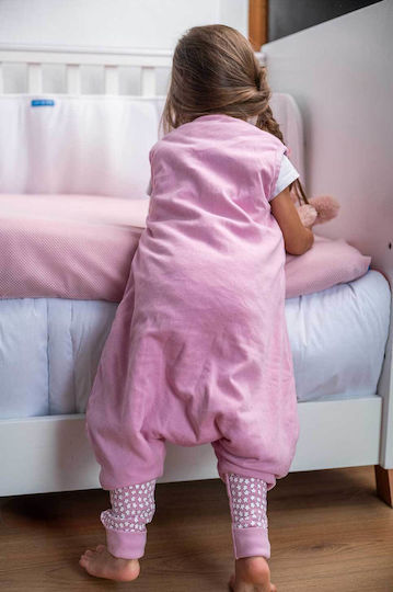Baby Bliss Winter Sleeping Bag with Feet 2.5 Tog Penguin Pink