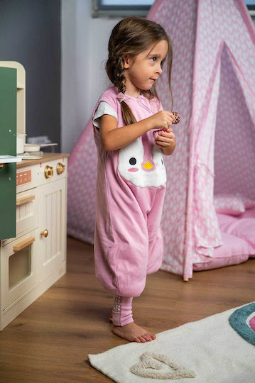 Baby Bliss Winter Sleeping Bag with Feet 2.5 Tog Penguin Pink