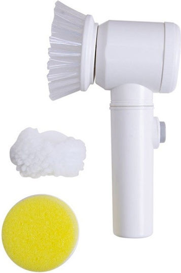 Electric Bathroom Cleaning Brush 5 in 1 White