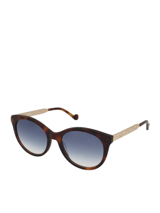 Liu Jo Sunglasses Brown with Mixed Frame & Blue Lens Liu Jo Sunglasses Brown with Mixed Frame & Blue Lens