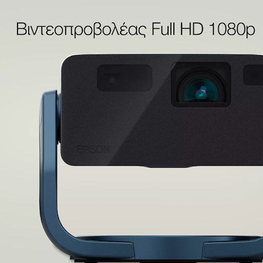 Epson EF-22N V11HB38440 Mini Projector 3LCD Full HD Laser with Wi-Fi and Built-in Speakers Blue